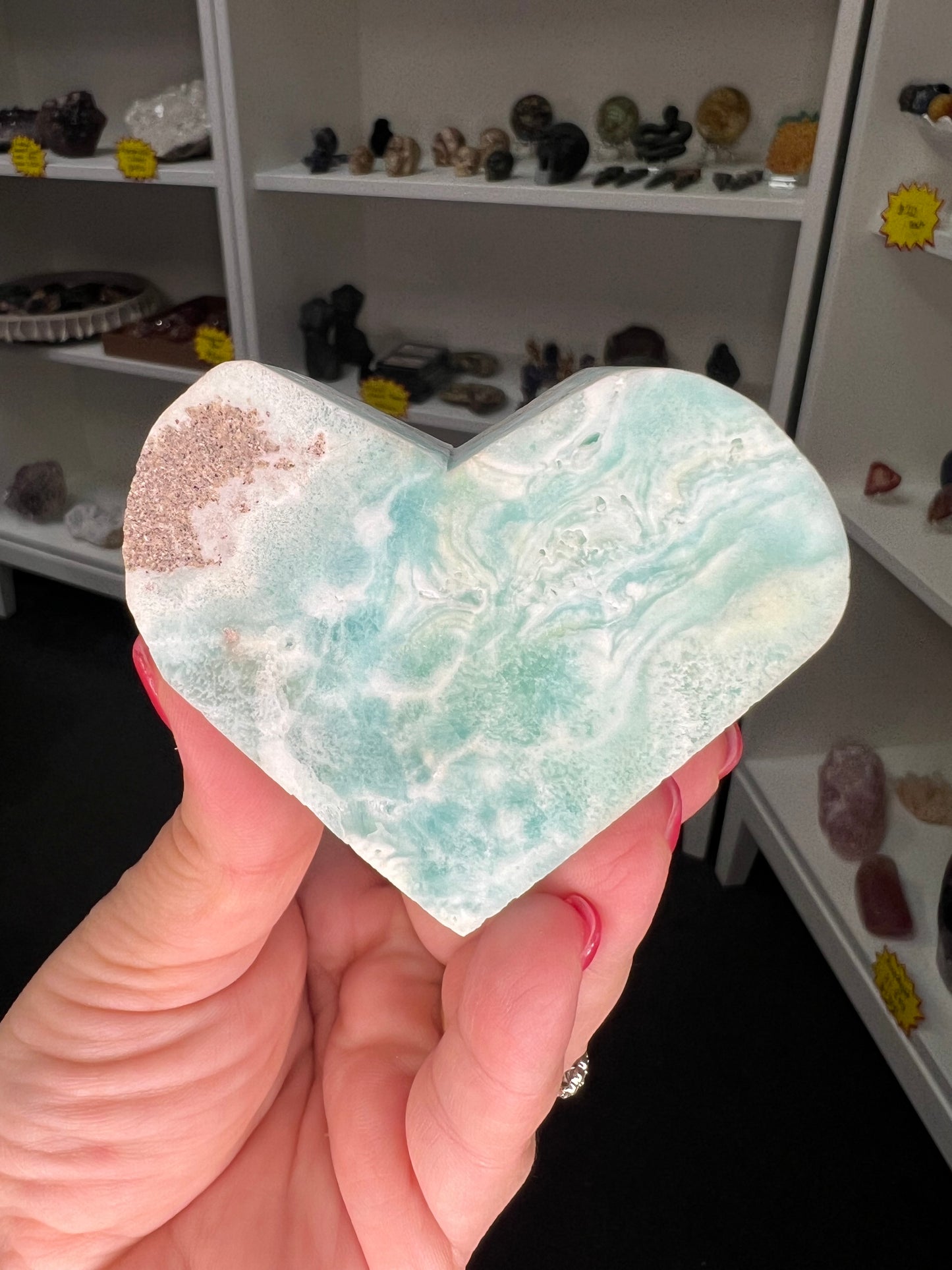 Hemimorphite Heart