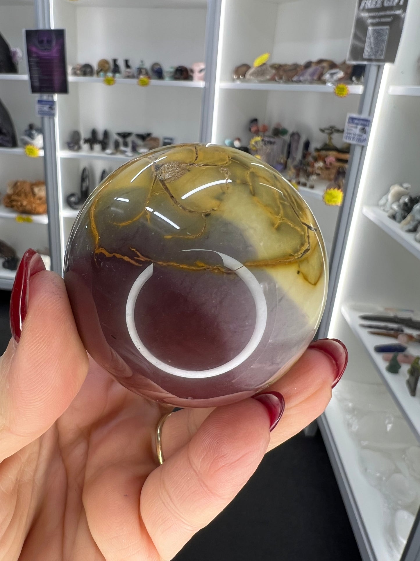 Mookaite Jasper Sphere with Stand