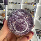 Purple Mica / Lepidolite Sphere with Stand