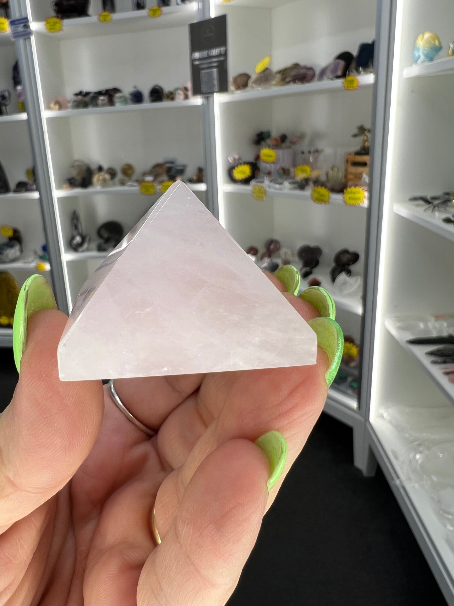 Rose Quartz Pyramid