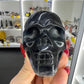 Black Fluorite Skull (UV Reactive)