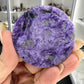 Charoite Disk on Stand