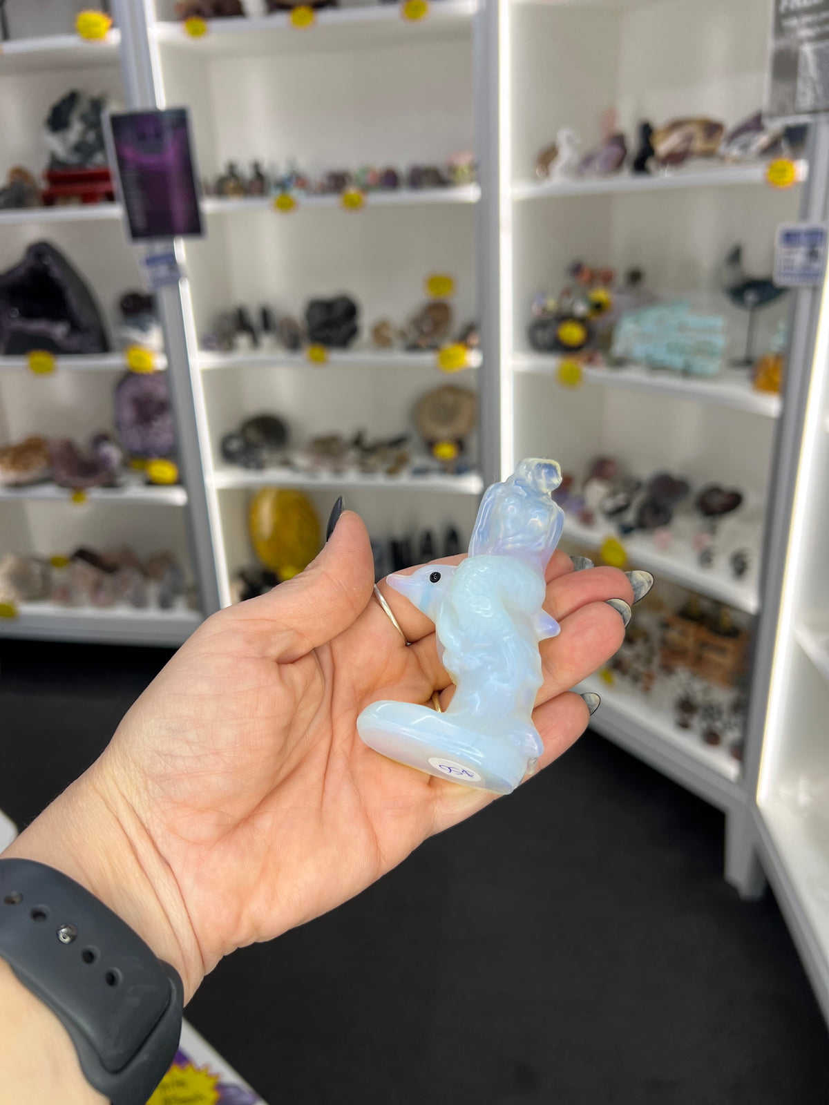 Opalite Mermaid on Dolphin