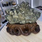 Pyrite Specimen on Custom Stand