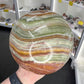 Green Onyx Sphere with Stand
