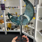Ocean Jasper Moon on Stand