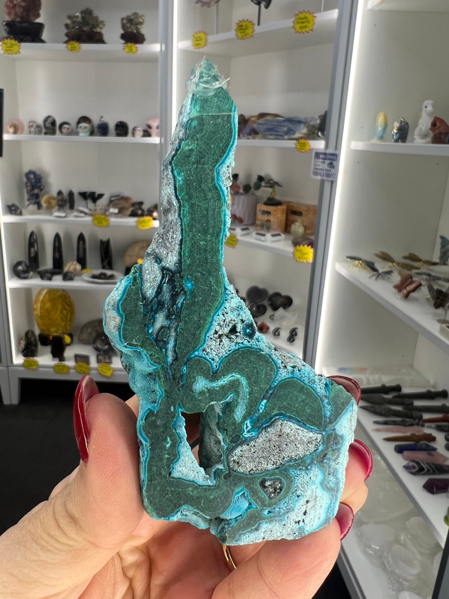 Malachite x Chrysocolla Point