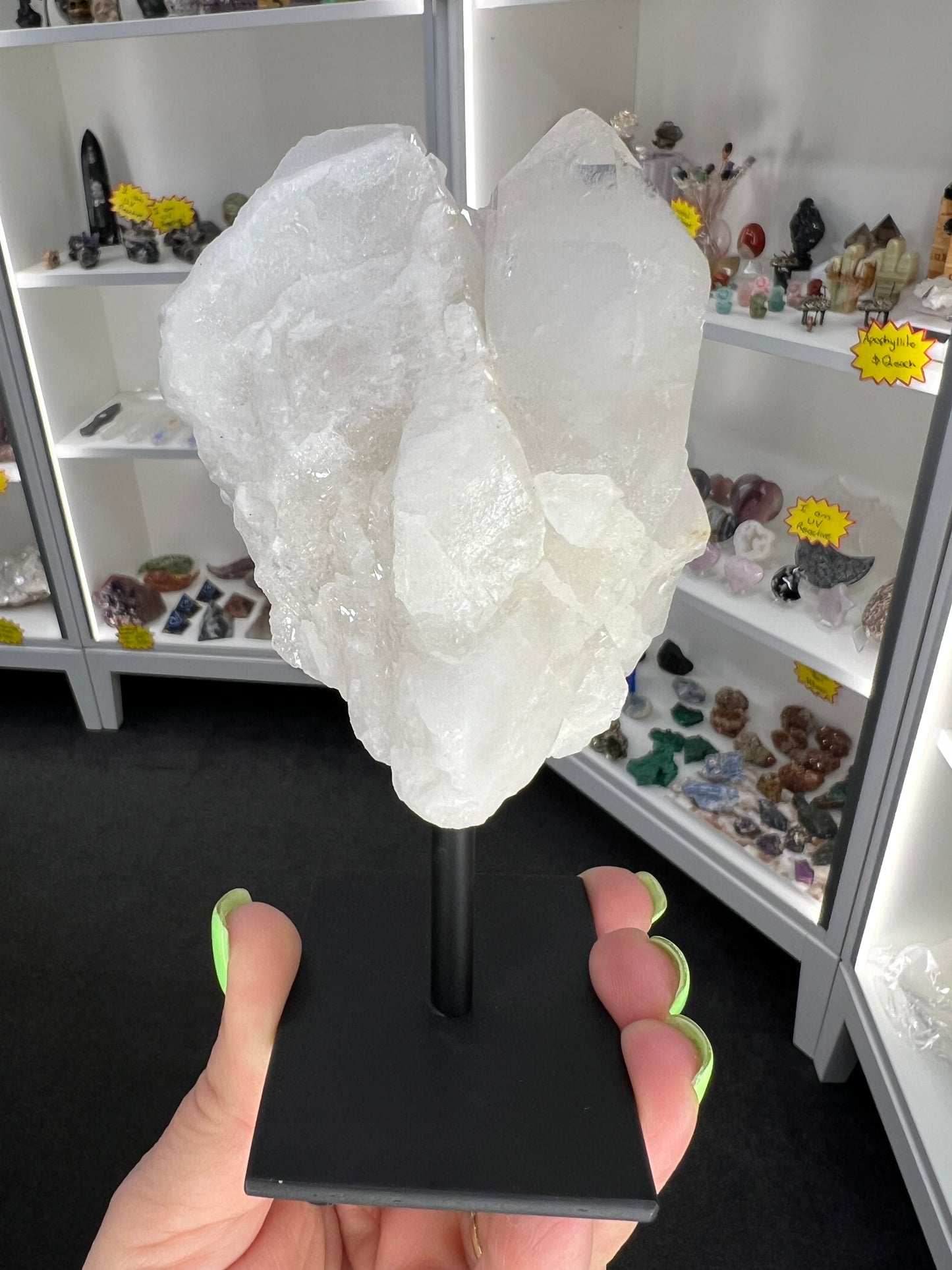 Clear Quartz on Stand