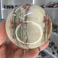Green Onyx Sphere on Stand