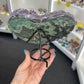 Amethyst Cluster Heart on Stand
