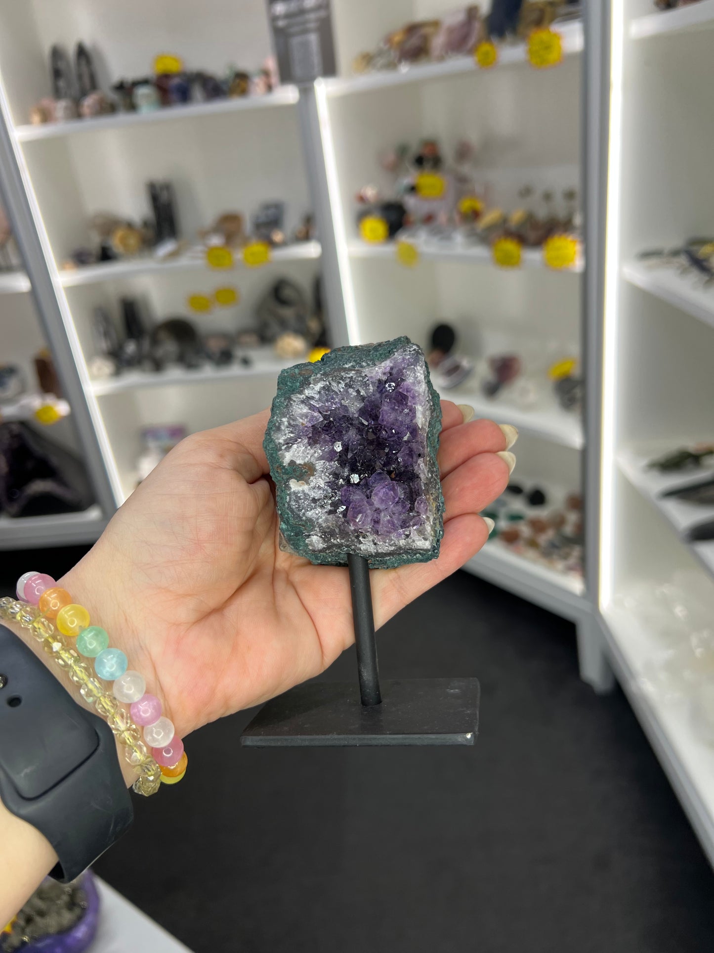 Amethyst Cluster on Stand