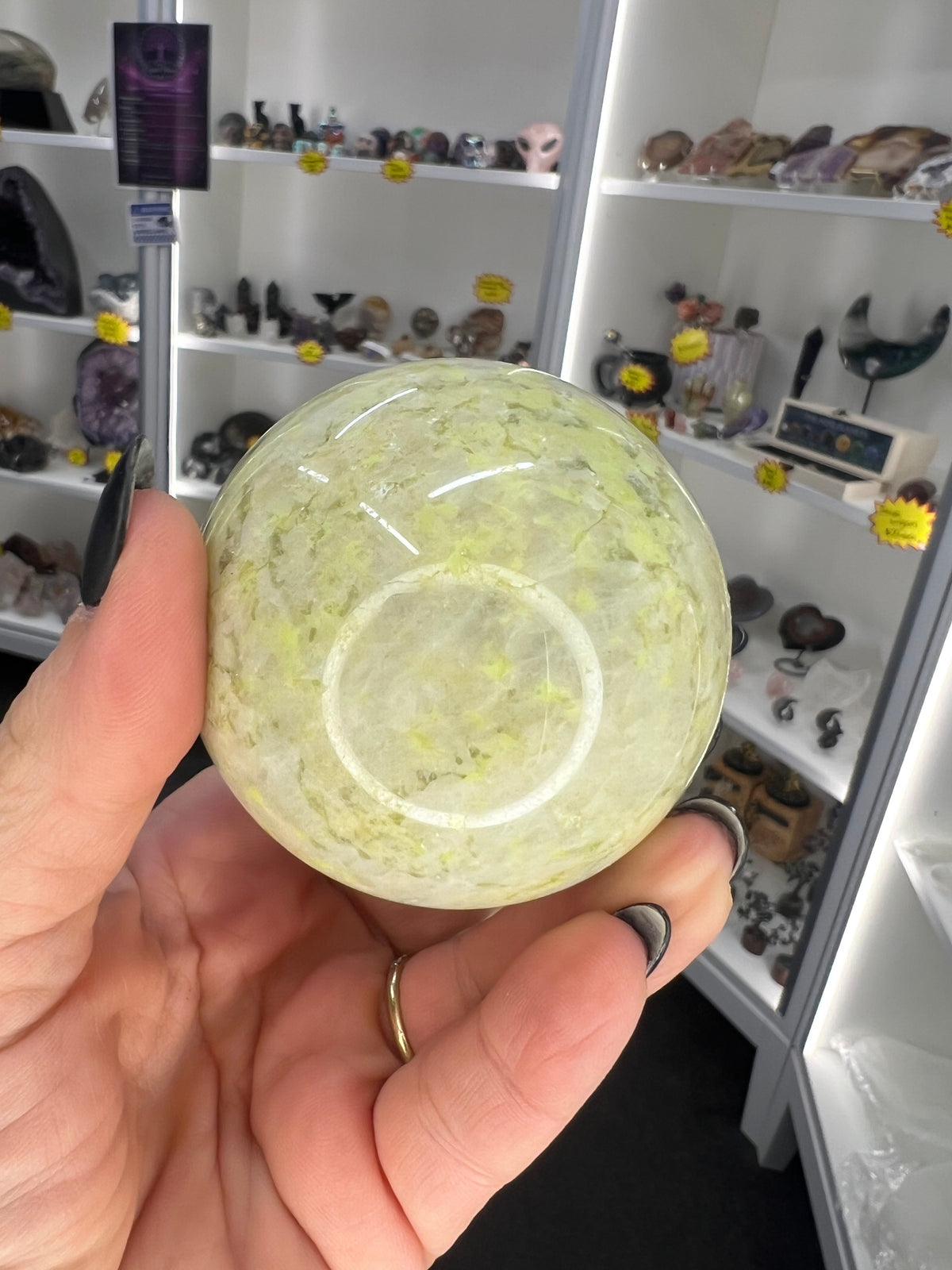 Xiu Jade Sphere on Stand