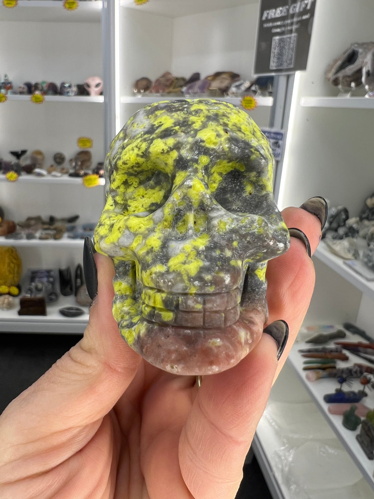 Plum Jade Skull