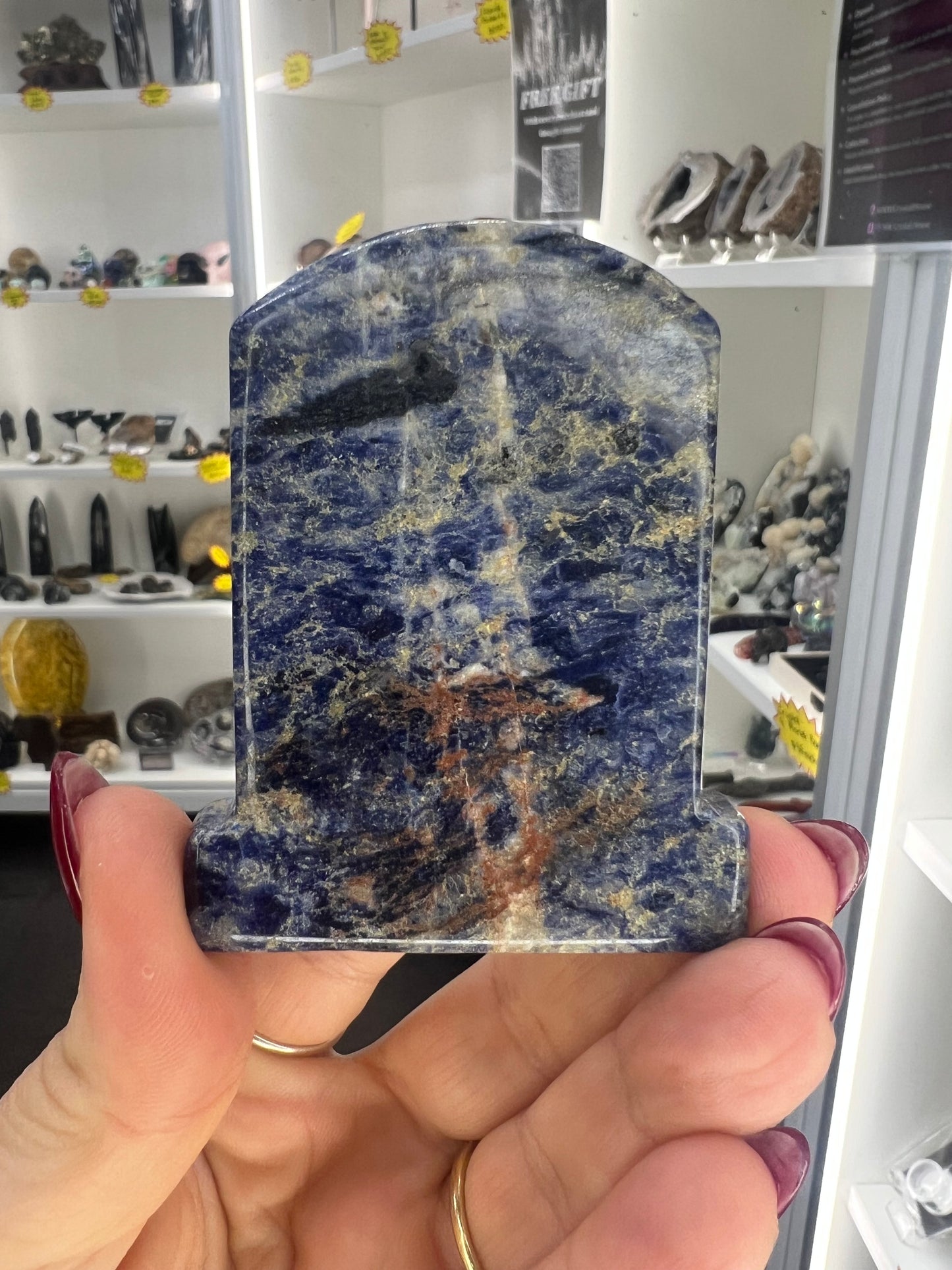 Sodalite Tombstone