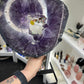Amethyst Slice on Stand