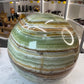 Green Onyx Sphere on Stand