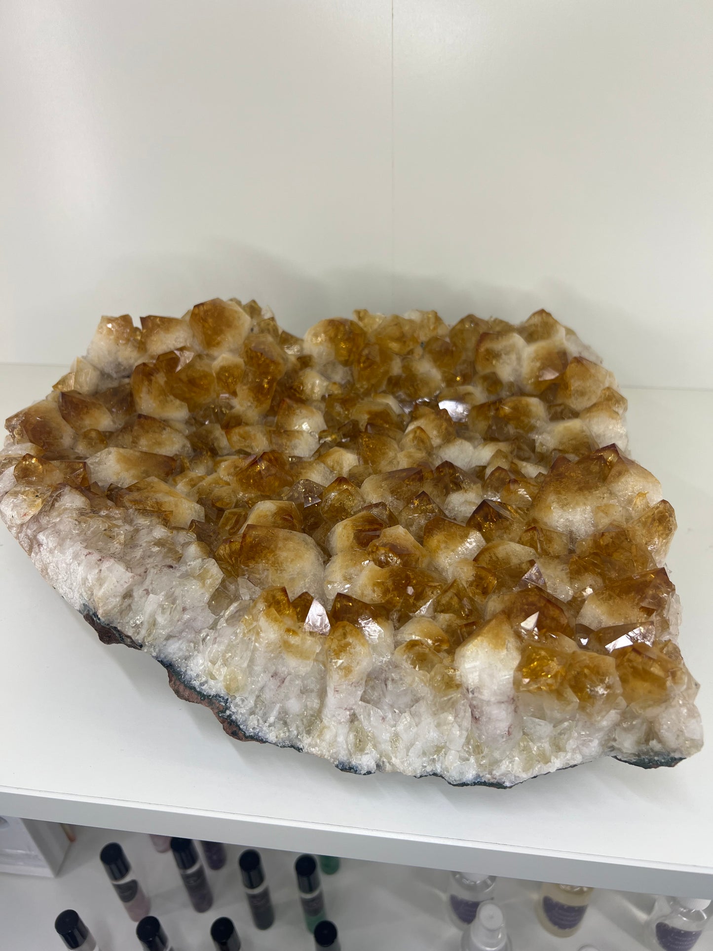 Huge Citrine Cluster