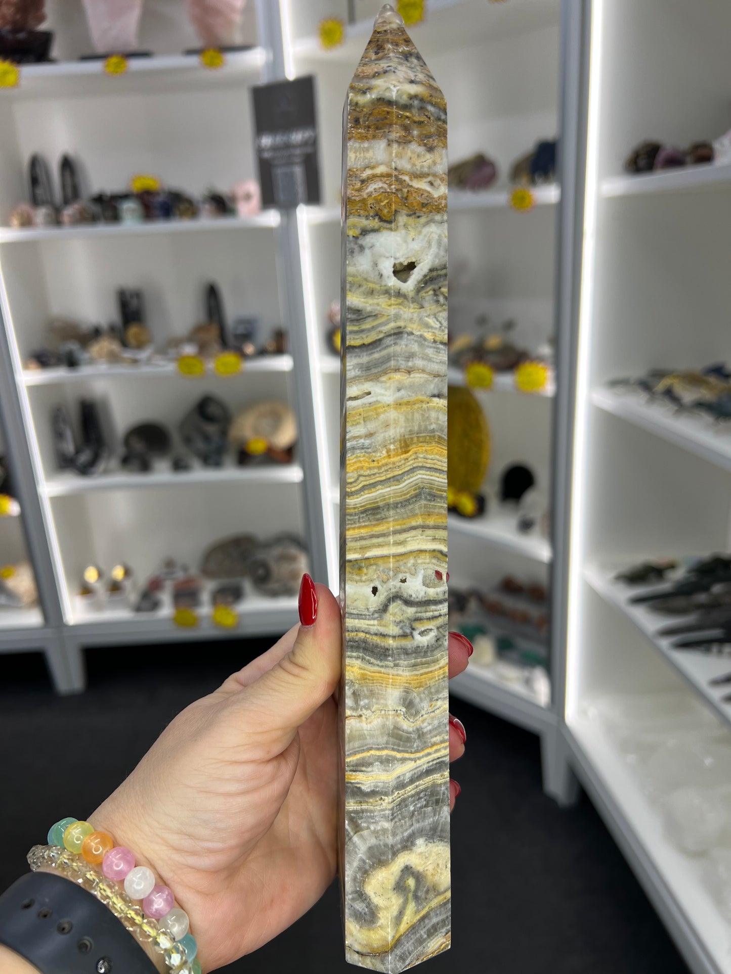 Crazy Lace Agate Tower