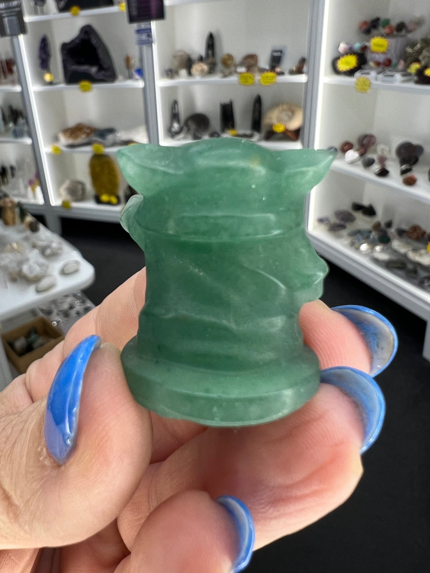 Green Aventurine Character Carving