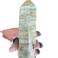 Banded Pistachio Calcite Tower