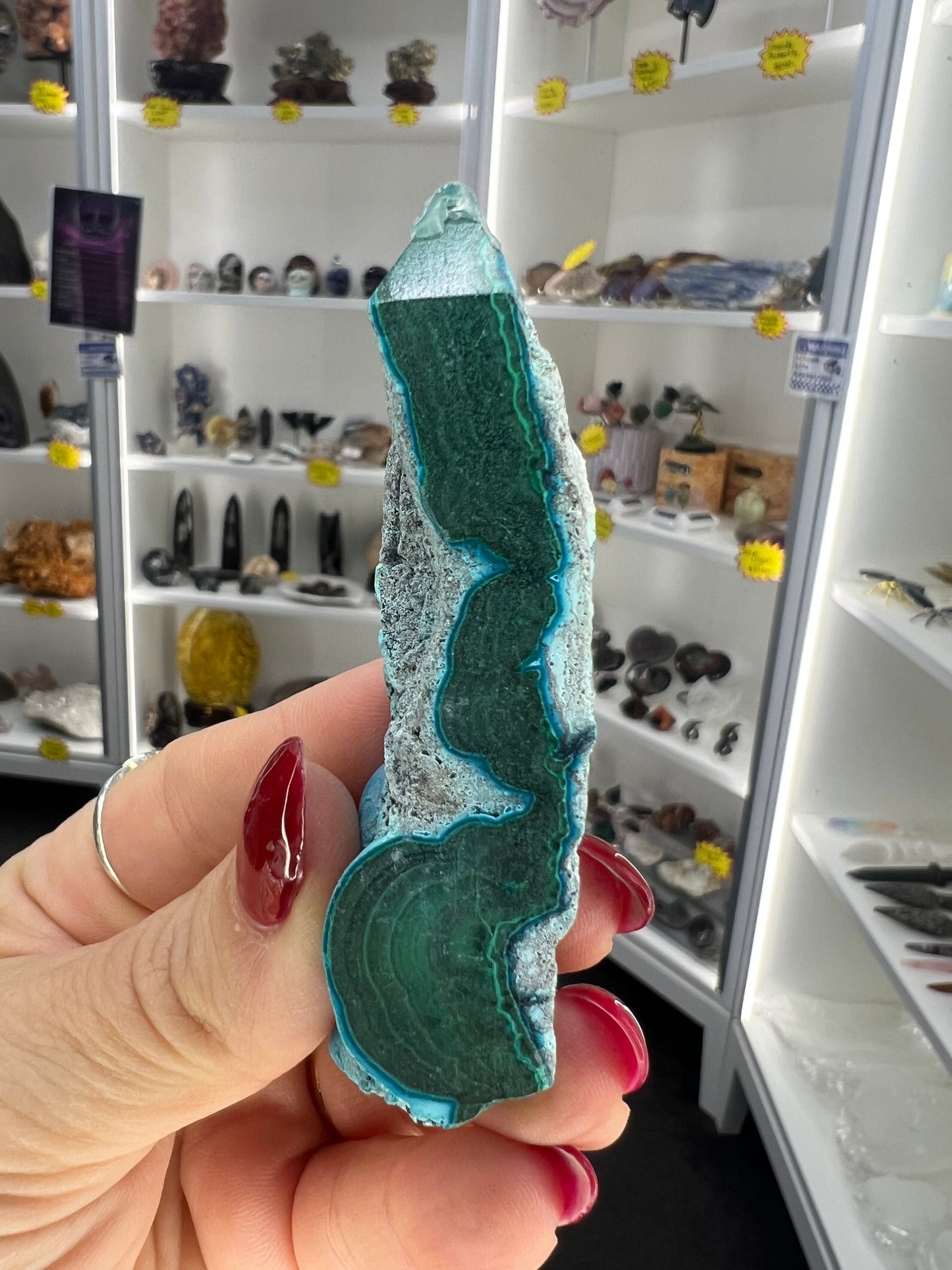 Malachite x Chrysocolla Point