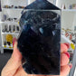 Black Fluorite Slab / Tower (UV Reactive)