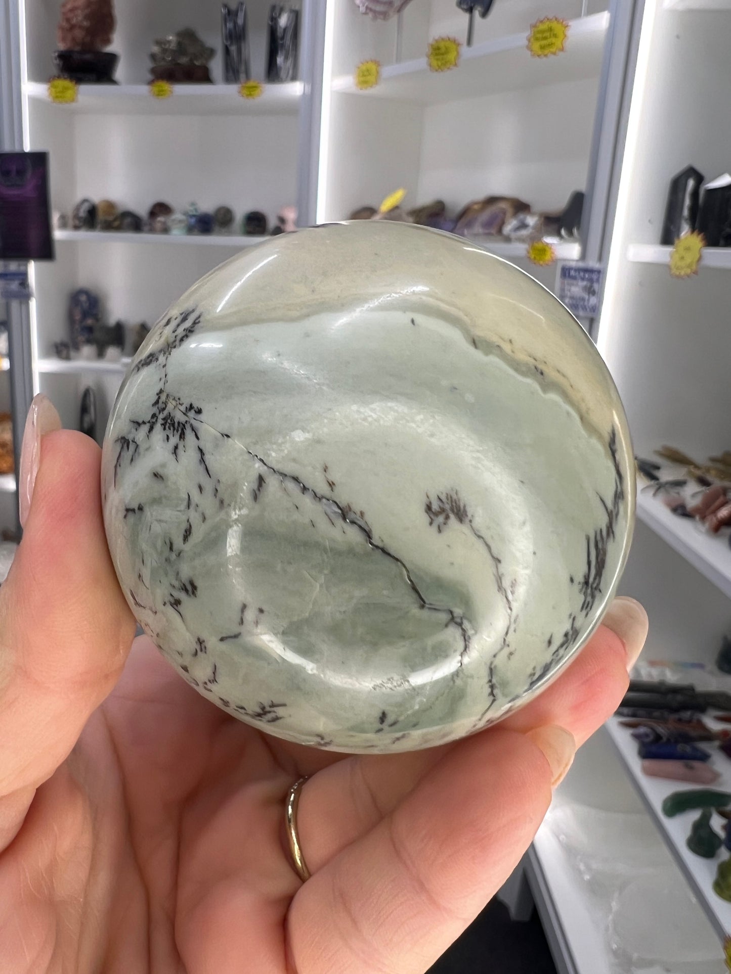 Picture Jasper Sphere with Stand