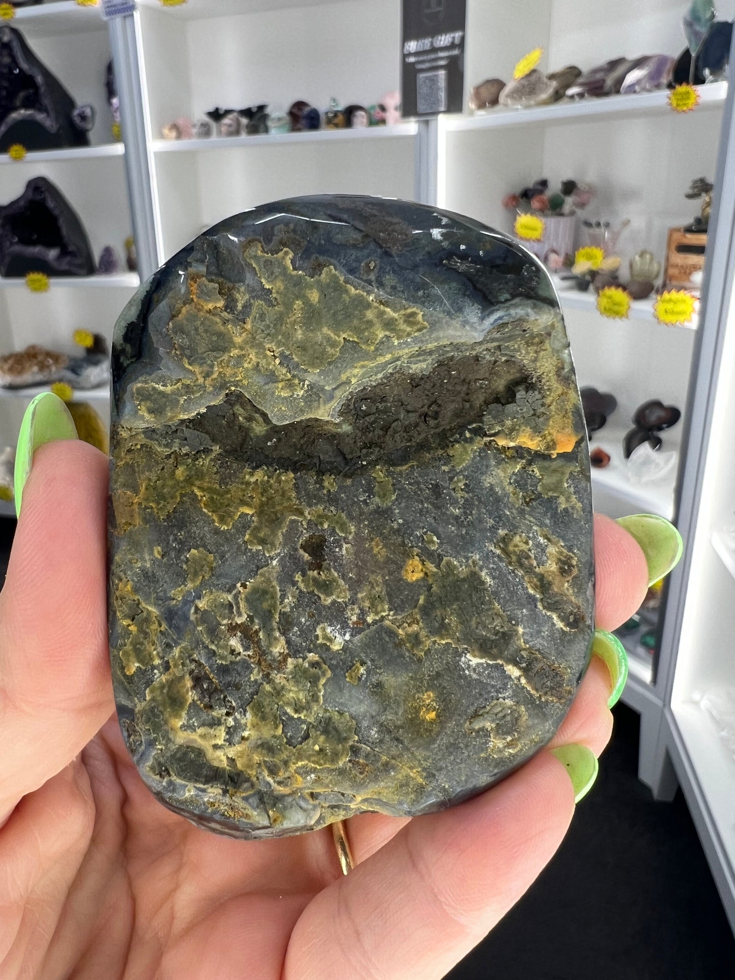 Black Amethyst Cluster