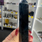 Black Fluorite Tower (UV Reactive)