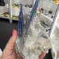 Blue Kyanite x Clear Quartz Specimen