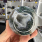 Moss Agate Sphere with Stand