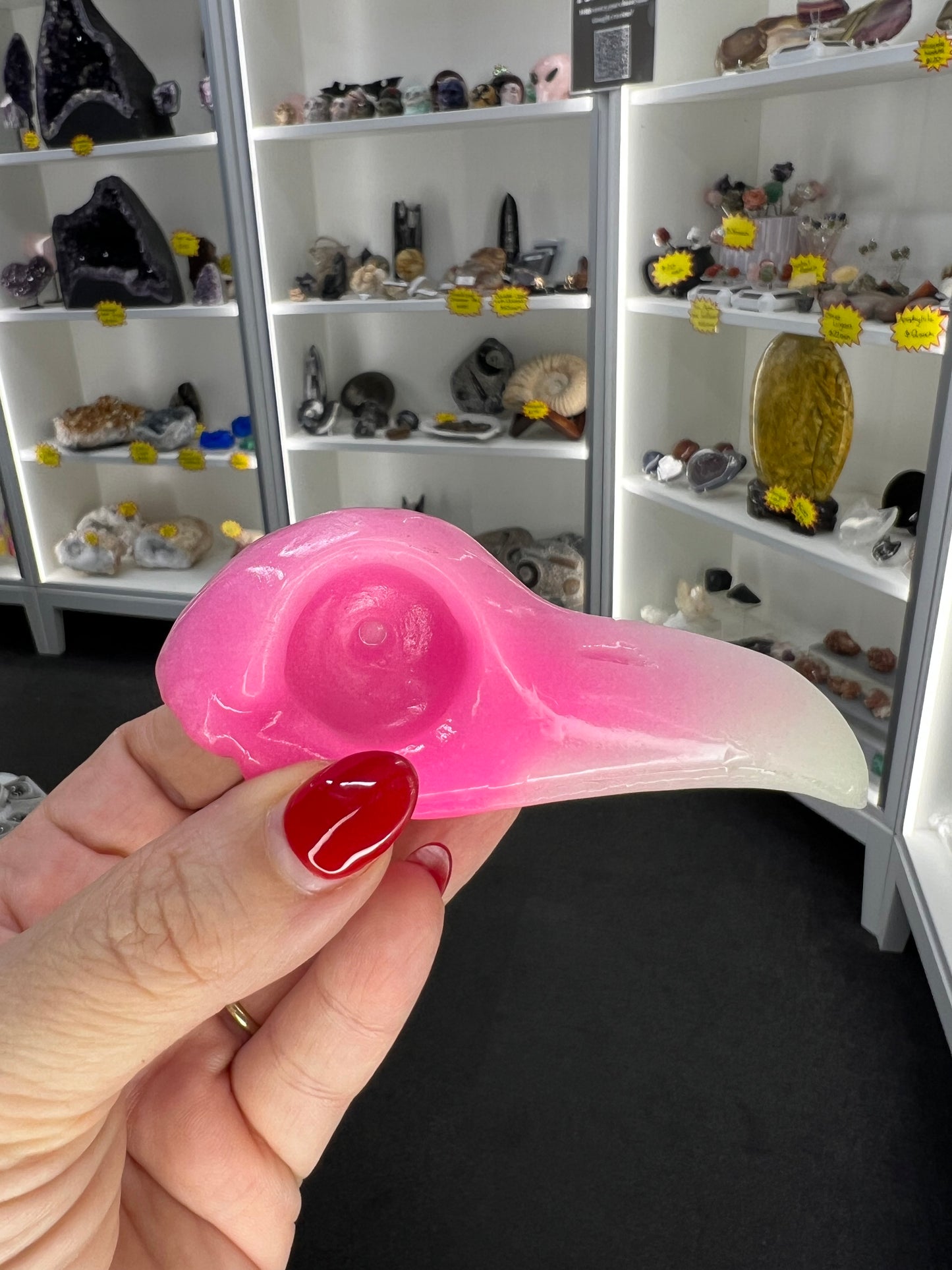 Luminous Crow Skull (Glow in the Dark)