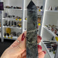 Black Fluorite Slab / Tower (UV Reactive)