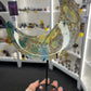 Ocean Jasper Moon on Stand