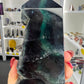 Black Fluorite Slab / Tower (UV Reactive)