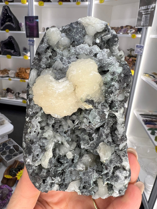 Apophyllite x Stilbite Specimen