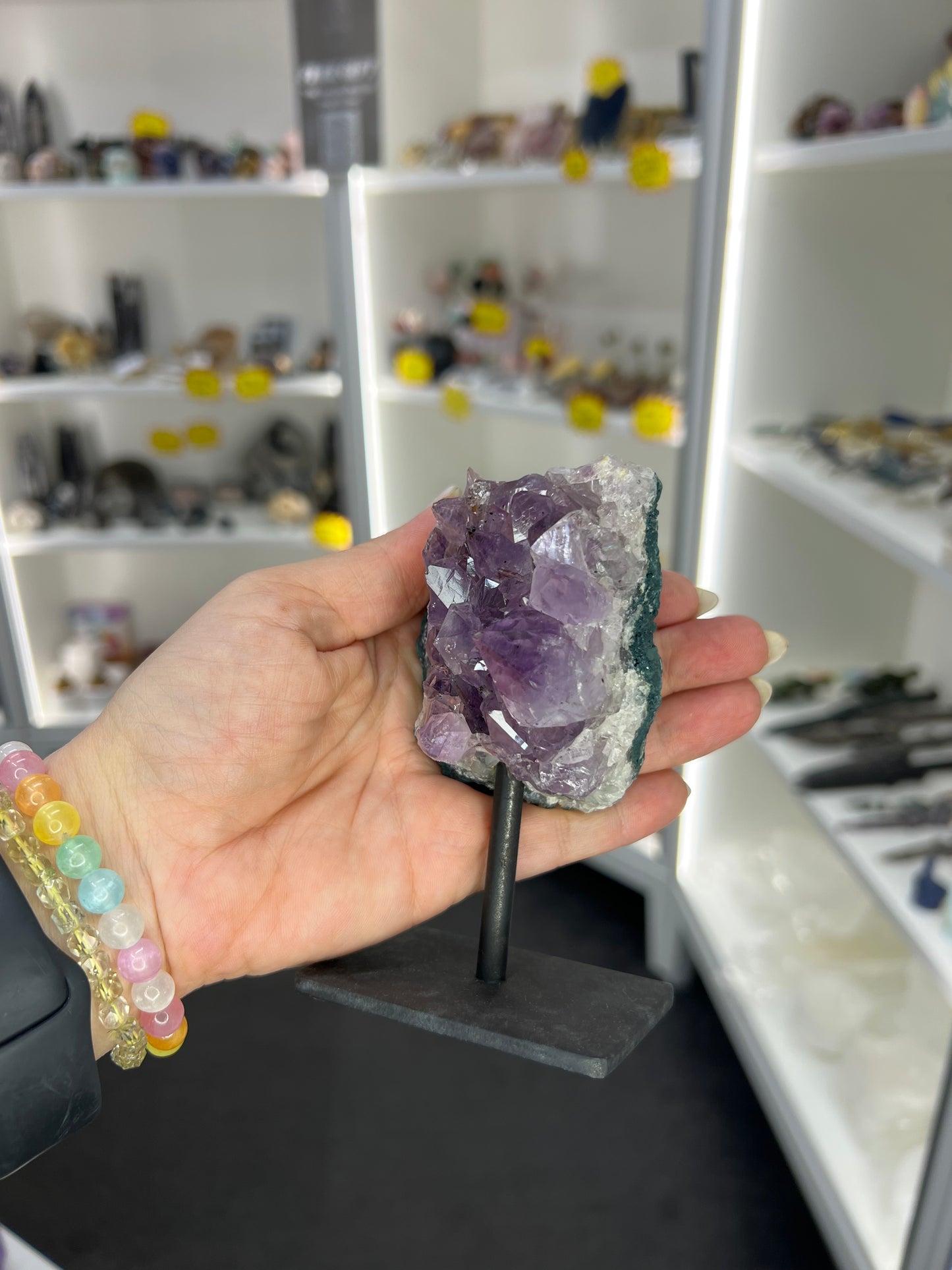 Amethyst Cluster on Stand