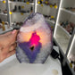 Purple Agate Lamp