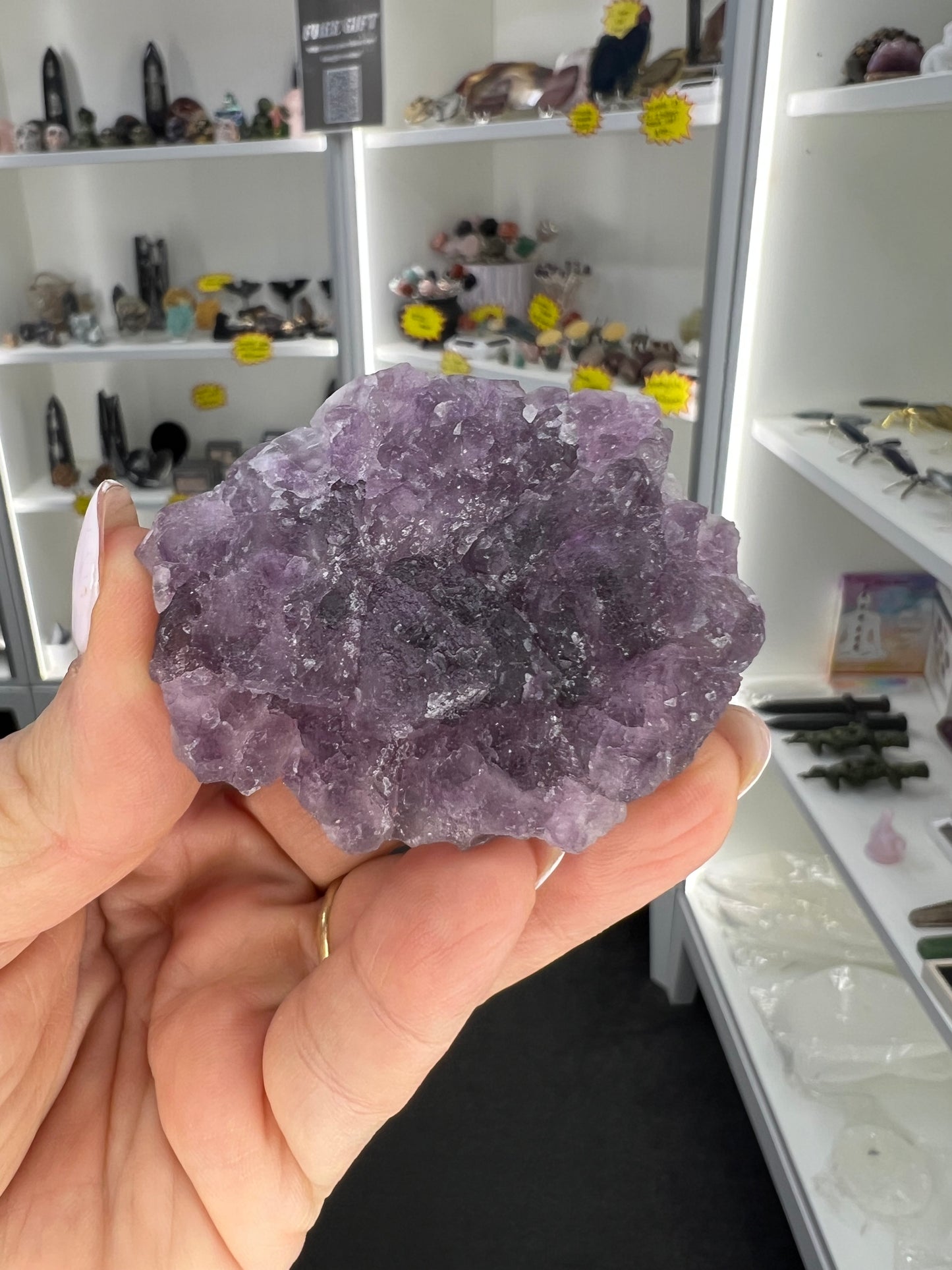 Purple Fluorite Raw Cluster