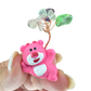 Pink Bear with Fluorite Chips