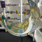 Ocean Jasper Moon on Stand