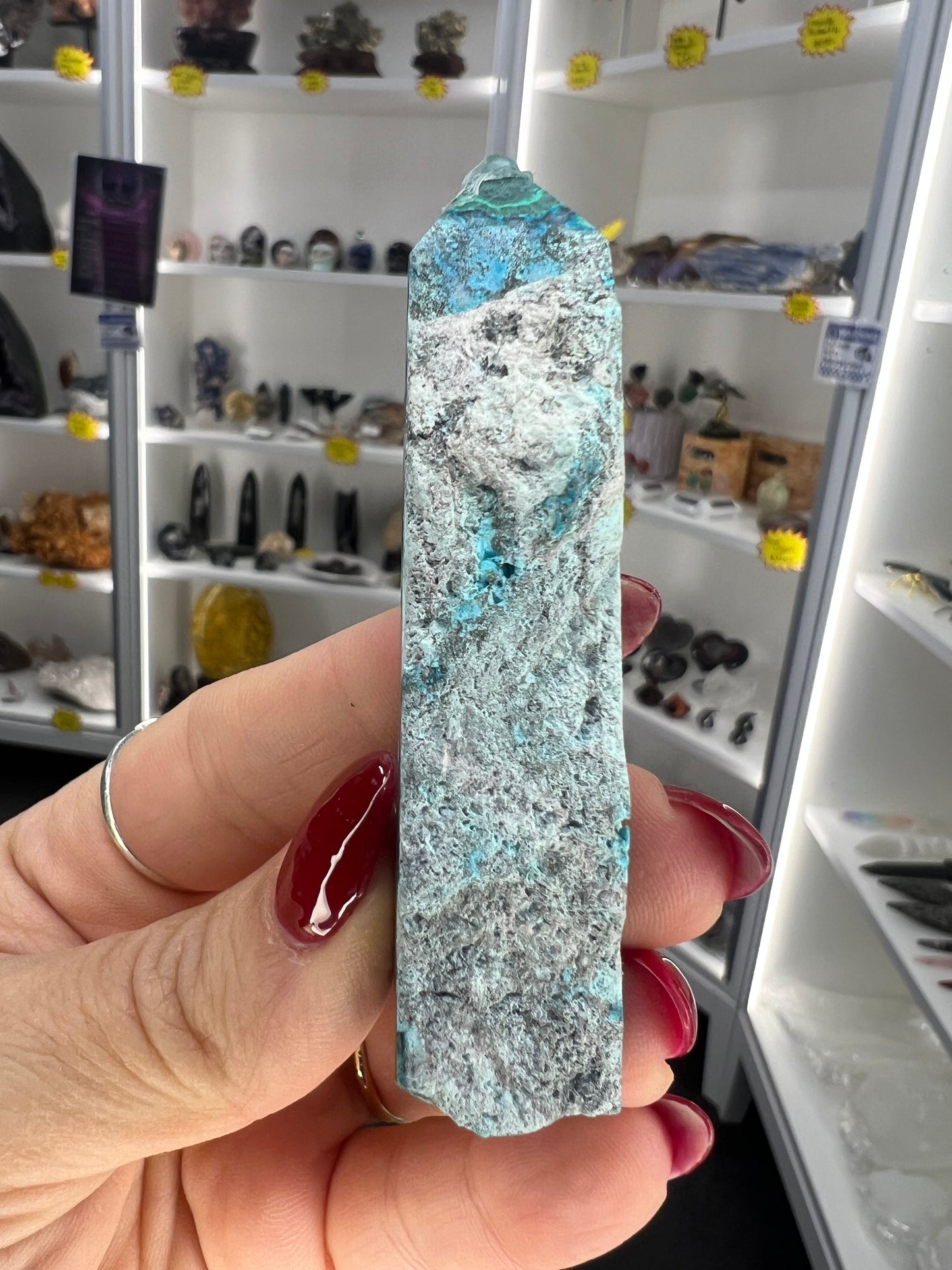 Malachite x Chrysocolla Point
