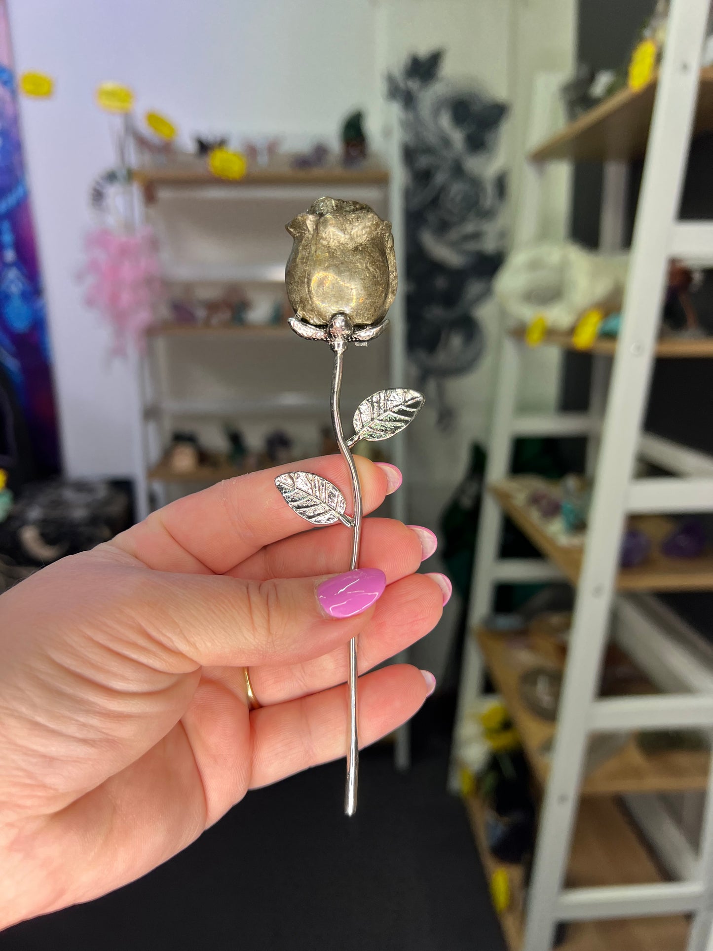 Pyrite Forever Rose