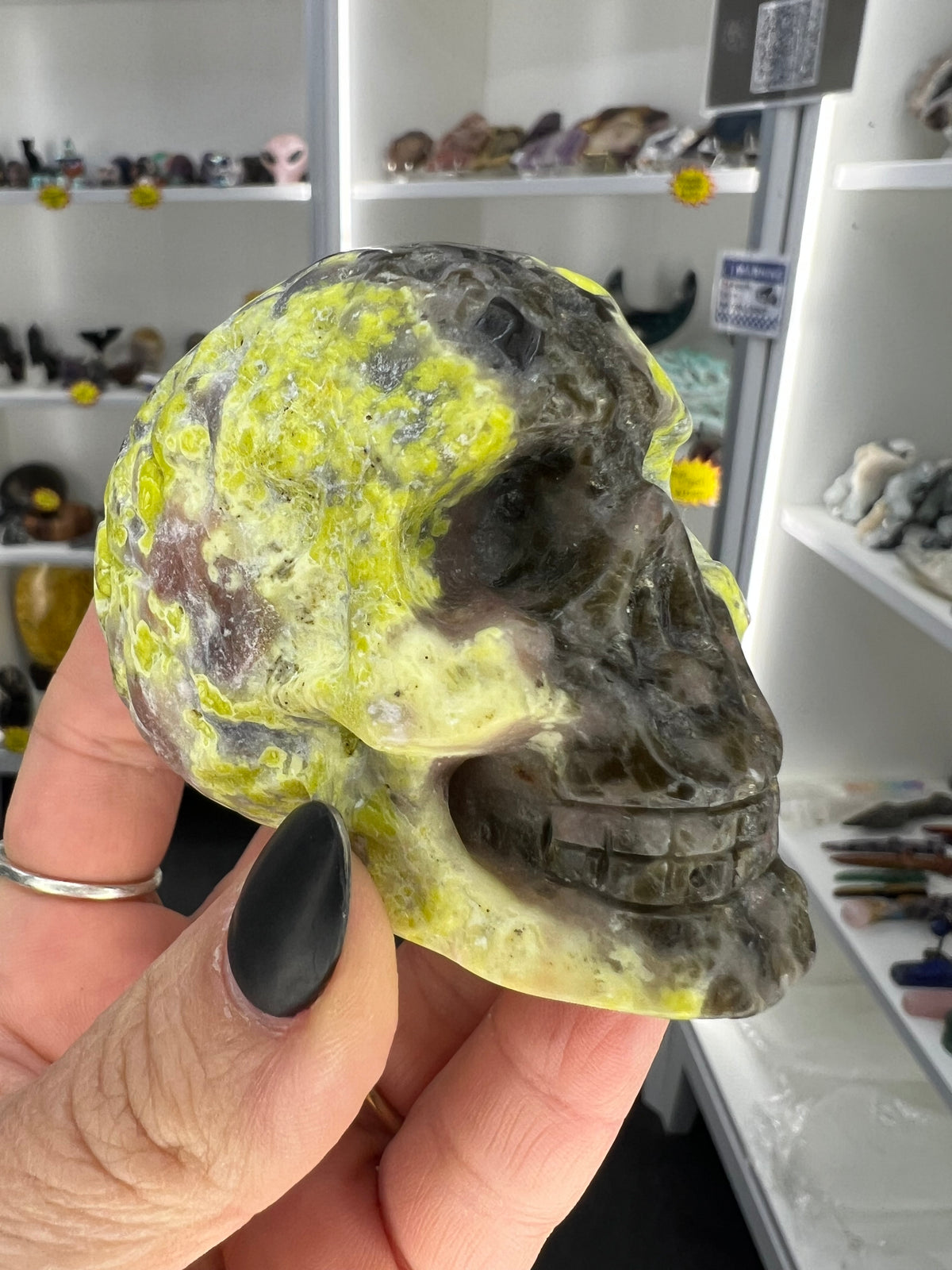 Plum Jade Skull