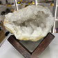 Quartz Geode on Timber Stand