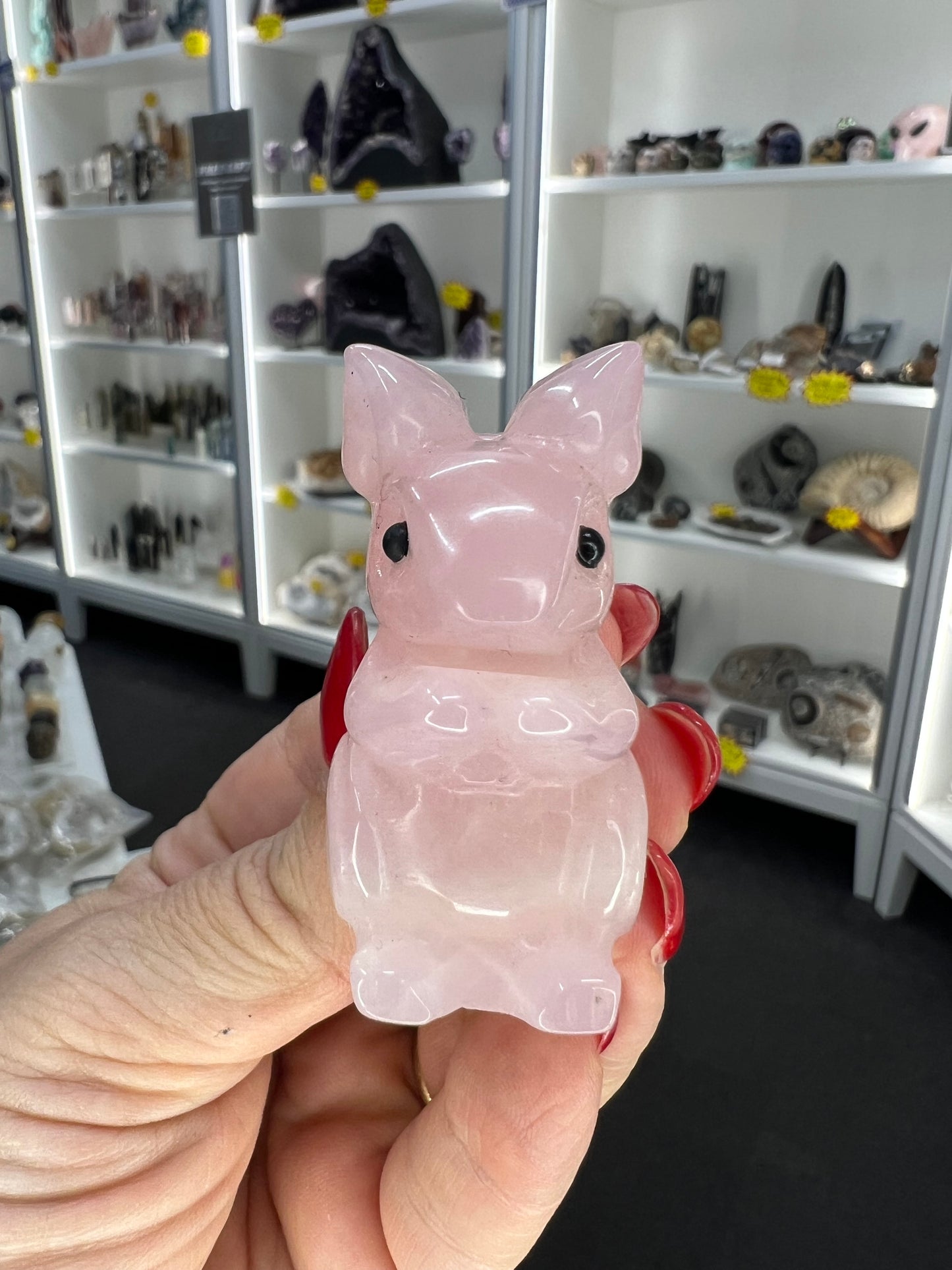 Rose Quartz Squirrel