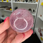 Lavender Rose Quartz Sphere on Stand