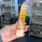 Banded Honey Calcite Tower