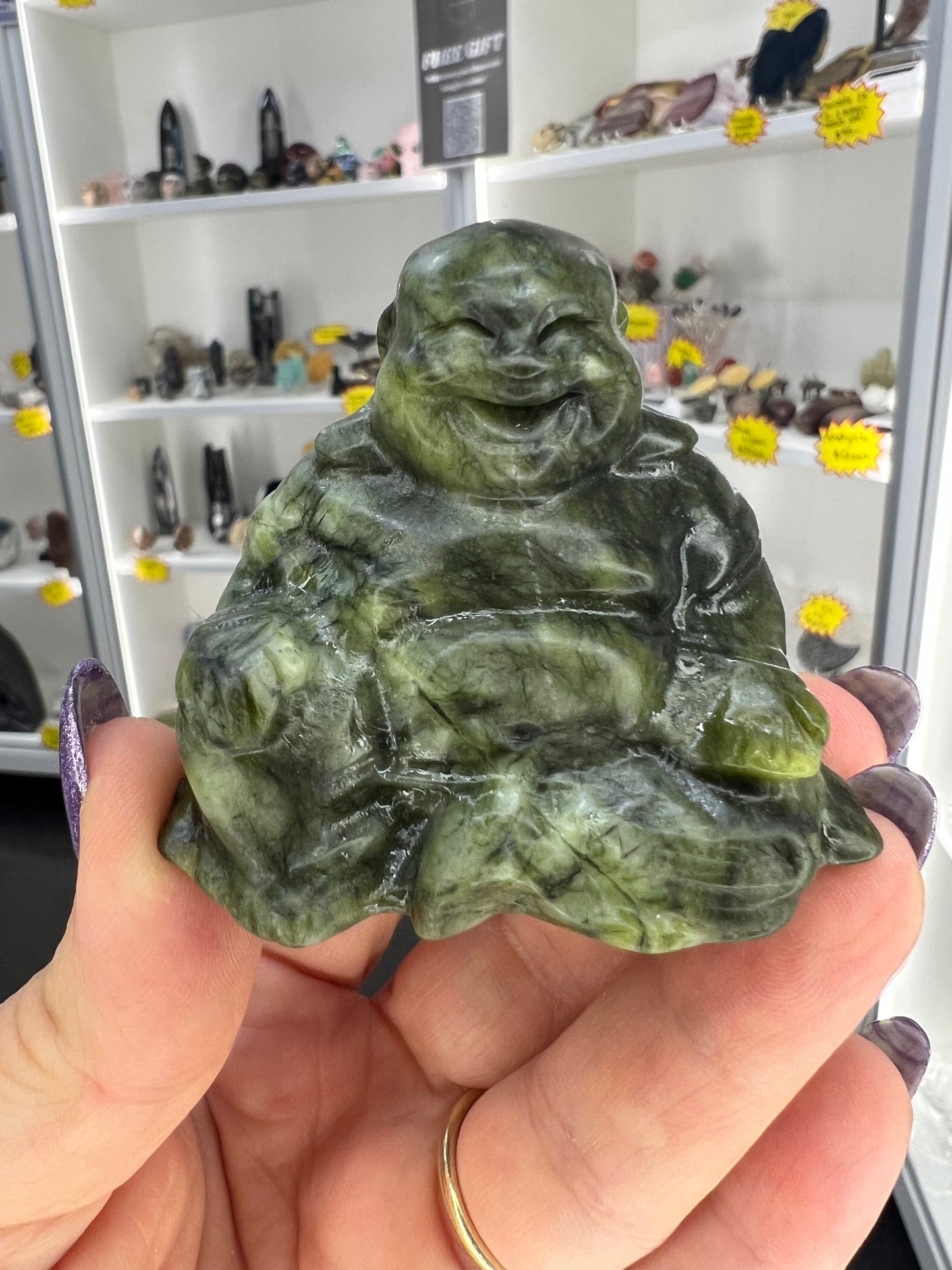 Green Jade Buddah