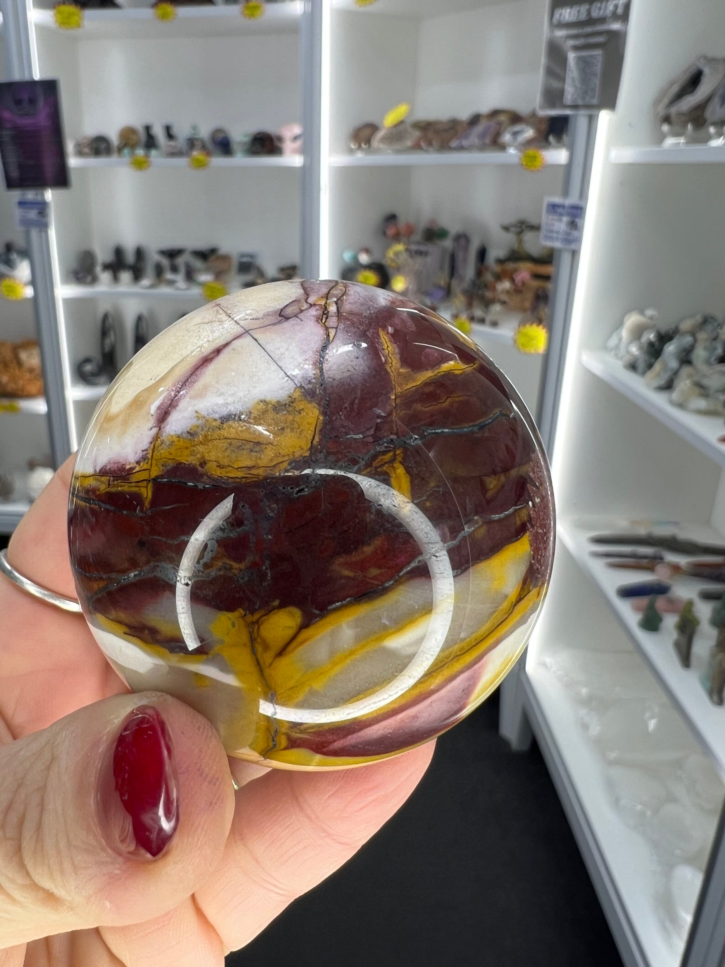 Mookaite Jasper Sphere with Stand